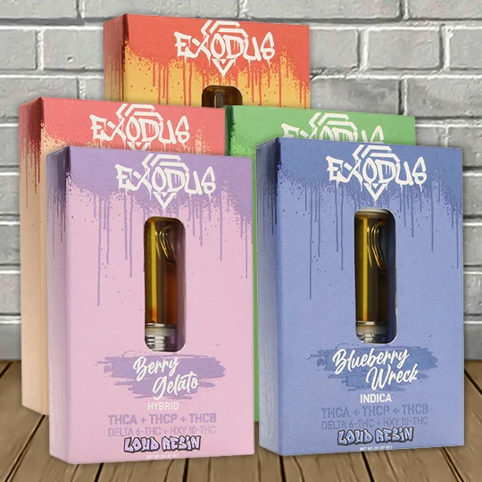 Exodus Live Resin Zooted Series Vape Cartridge 2g - Image 2