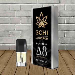 3Chi Live Resin Platinum Delta 8 THC Vape Pods 2ml
