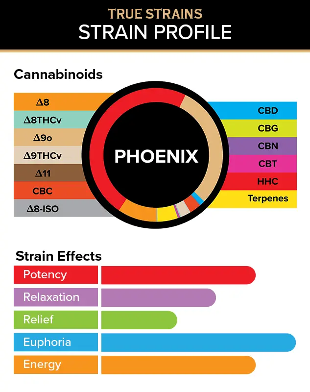 3Chi True Strains Cannabis 2ml Pod–Phoenix (Sativa) - Image 2