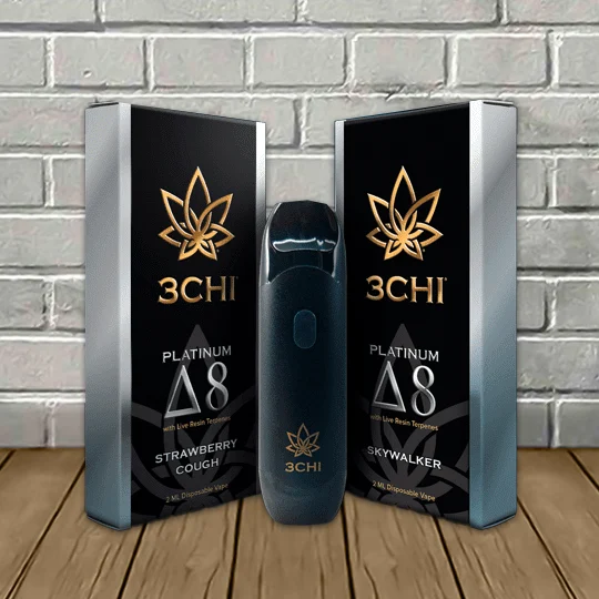 3Chi Platinum Live Resin Delta 8 THC Disposable 2ml - Image 3
