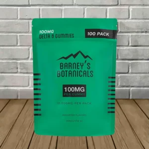 Barney’s Delta 8 THC 100mg 100ct Bag
