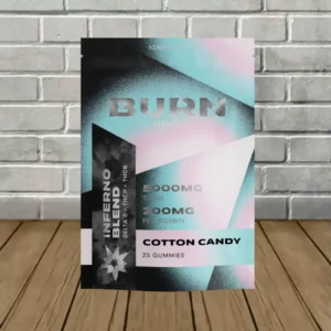 Burn Inferno Blend Delta 8 + THC-P + THC-B Gummies 5000mg