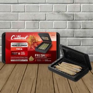 Cutleaf Limited Edition THCa Preroll + FreshBox 6g