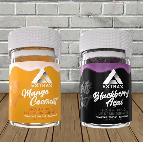 Delta Extrax Lights Out THCh | THCjd | Delta 9 THC Blended Gummy Jars 3500mg - Image 2