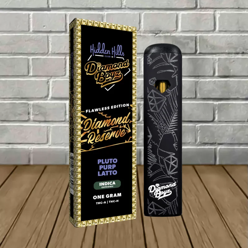 Hidden Hills X Diamond Boyz Diamond Reserve THCa + THCh Disposable 1g
