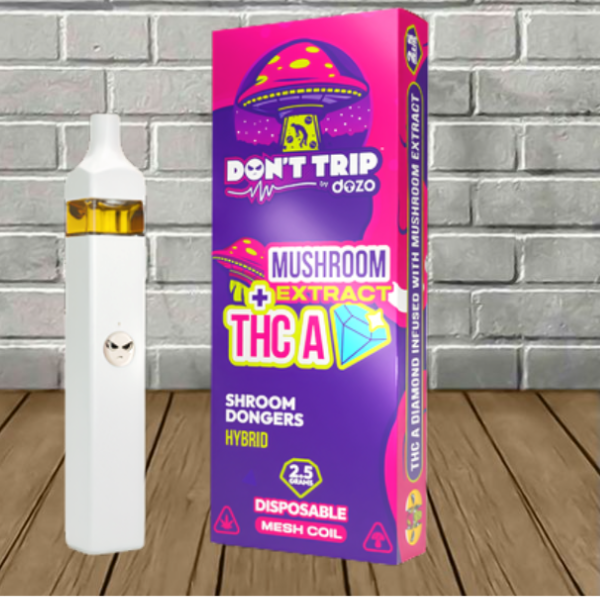 Dozo Don’t Trip Mushroom Extract + THCa Disposable 2.5g