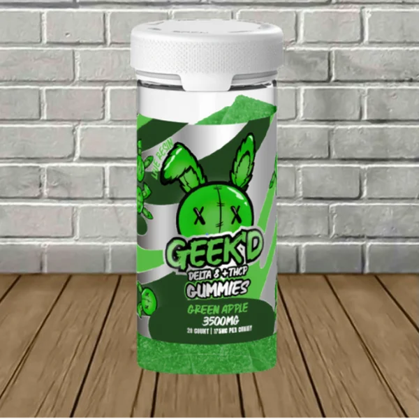 GEEK’D Extracts Delta 8 + THCP Gummies 3500mg - Image 3