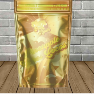 Happy Fruit Pineapple Ochos Locos Blend Gummies 2000mg