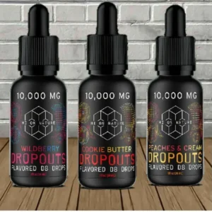 Hi On Nature 10,000mg Delta 8 THC Dropouts Tincture