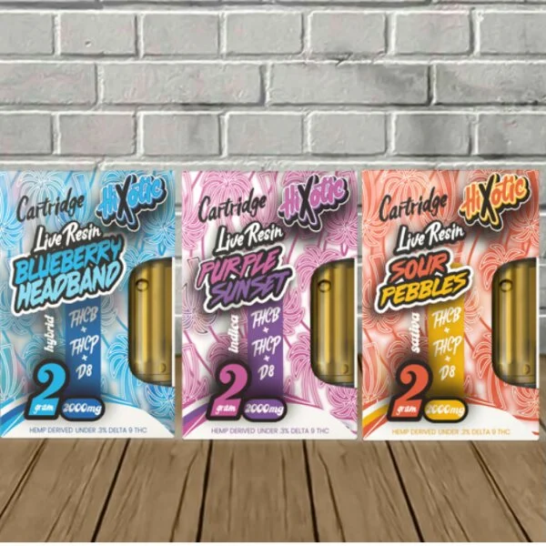 Hixotic Live Resin THCB | THCP | D8 Vape Cartridges 2g - Image 3