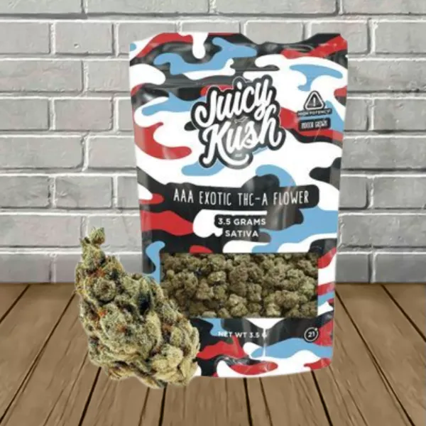 Juicy Kush AAA Exotic THCa Flower 3.5g - Image 3