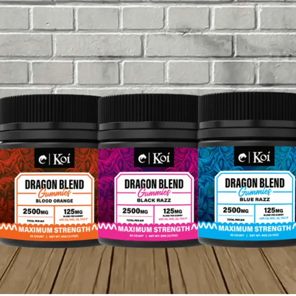 Koi Dragon Blend Gummies 2500mg