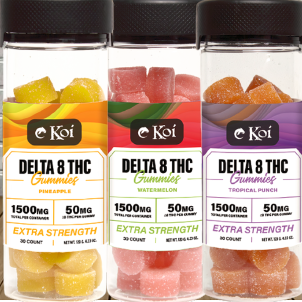 Koi High Potency Delta 8 THC Gummies 1500mg - Image 3