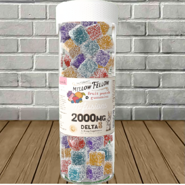 Mellow Fellow M-Fusions Delta 8 Gummies 2000mg