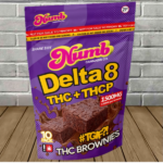 Numb Cannabis Co Delta 8 + THCP Brownies 1500mg