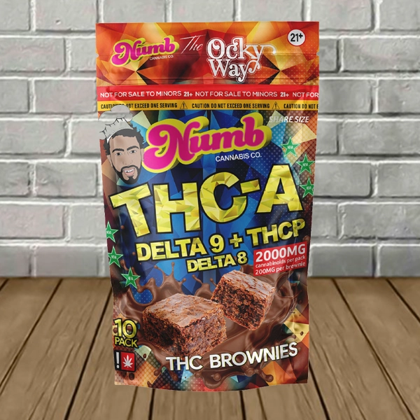 Numb Cannabis Co THCa + D9 + THCP The Ocky Way Brownies 2000mg