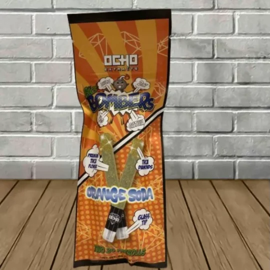 Ocho Extracts Big Bombers THCa Glass-Tip Pre-Rolls 4g - Image 2