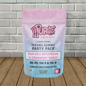 PPPurge Gummy Party Pack Blend D8 | D9 | THCp | THCb 1500mg
