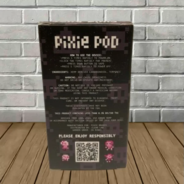 Pixie Dust Pixie Pod THCa + THCP Black Diamond Edition 4ml - Image 2