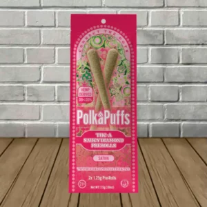 PolkaDot Polka Puff THCa Diamond Prerolls – 2ct