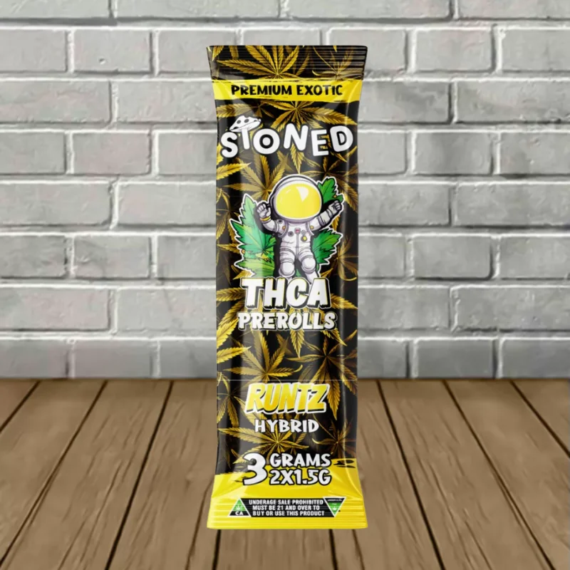 Stoned THCa Prerolls 3g