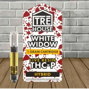 TRE House Live Resin THCP Vape Cartridge 1g –White Widow