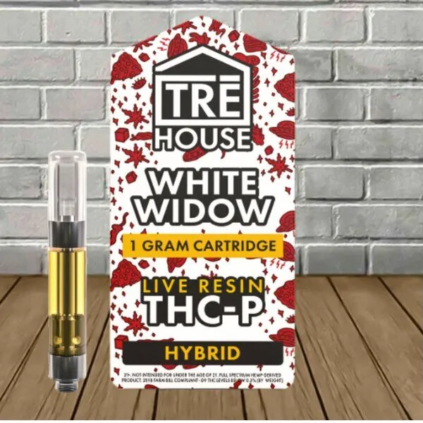 TRE House Live Resin THCP Vape Cartridge 1g –White Widow