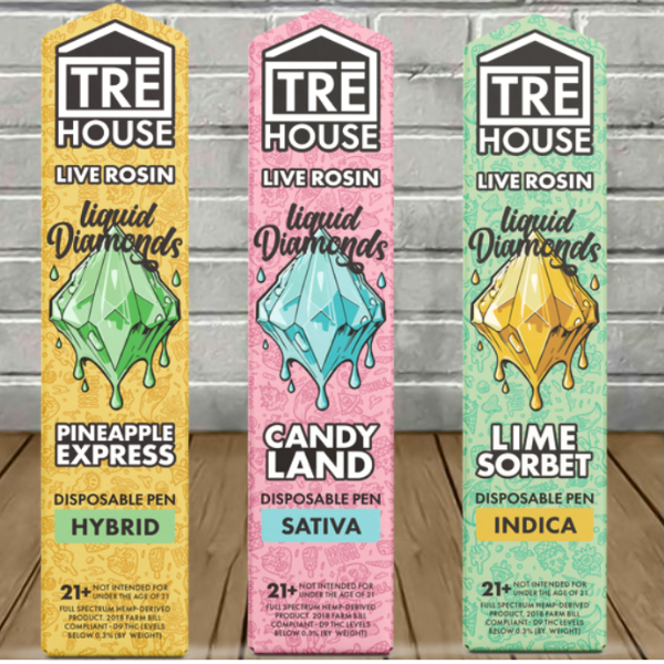 TRE House Live Rosin Liquid Diamonds Disposable 2g - Image 2