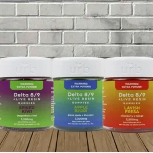 Urb Live Resin D8 | D9 Gummy Jars 3500mg