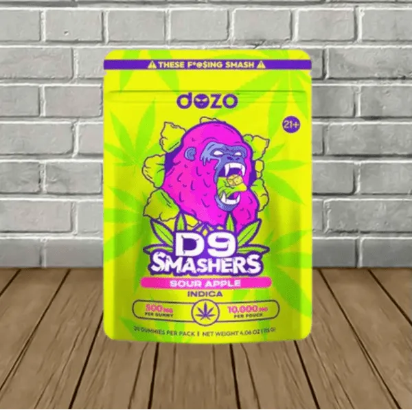 Dozo Delta 9 THC Smashers Blend Gummies 500mg