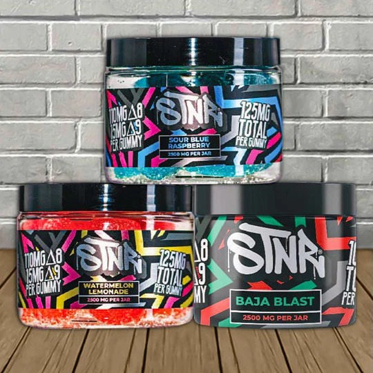 STNR Delta 8 + Delta 9 Gummies 2500mg